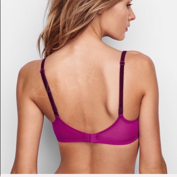 32DD VS Dream Angels Chantilly Unlined Uplift Bra - Picture 4 of 8